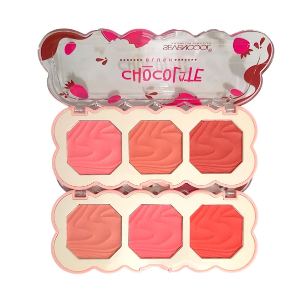 Paleta De Rubor Chocolate 3cl. | Sevencool