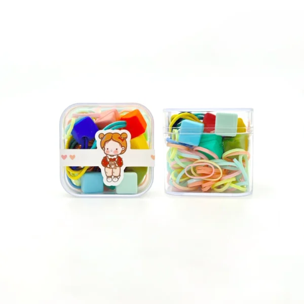 Set Colitas Cubo + Gomitas Elásticas