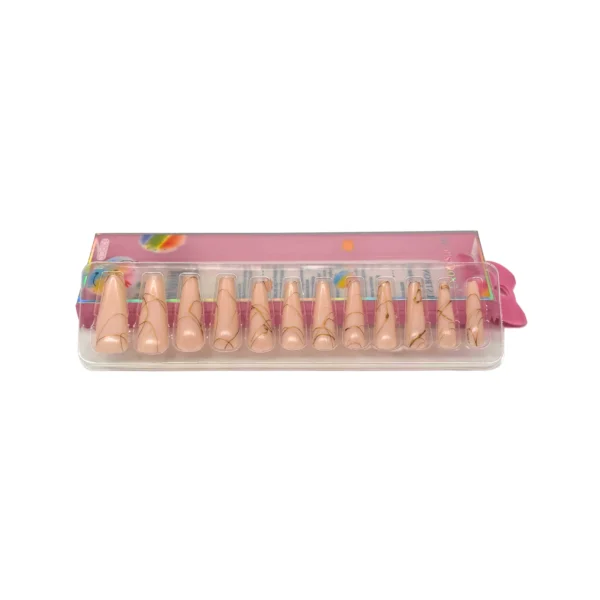 Uñas Coffin Diseño Surtido 12 pzas. | Dudu Strong