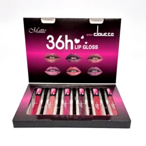 Kit Delineador & Labial Matte 12 pzas. | Shiny Doucce