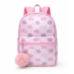 Mochila Infantil Transparente con Pompón