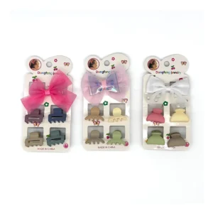 Set de Broches & Moño 5 Pzas.