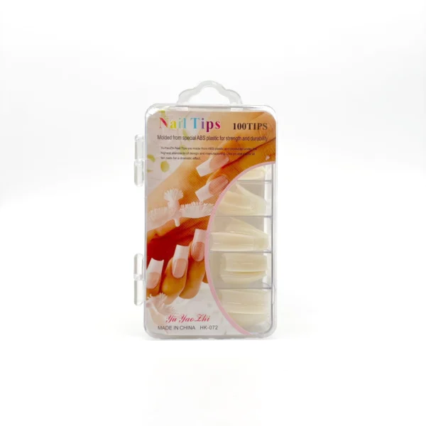 Uñas Postizas Cuadradas 100 Tips Largos | Yu Yao Zhi