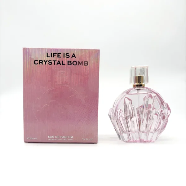 Perfume Life Is Cristal Bomb Rosa 100ml