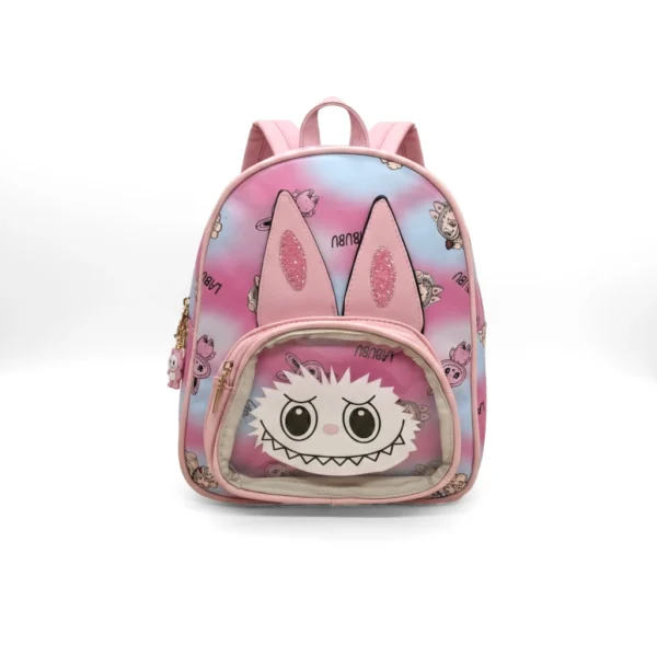 Mochila Labubu Bolsillo Transparente