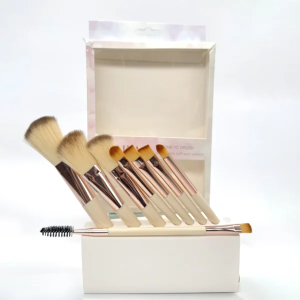 Set de 8 Brochas para Maquillaje | Yilaika