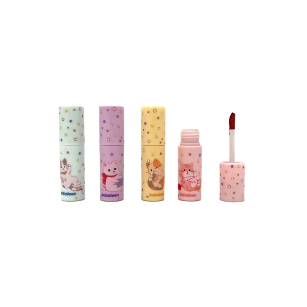Set 4 Labiales Gatito | Kobeleen