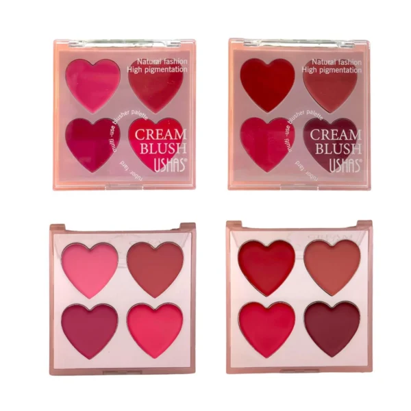 Paleta de Rubor Crema 4cl. | Ushas