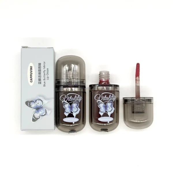 Brillo Labial Efecto Espejo Mariposa | Cappuvini