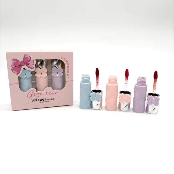 Set de Labiales Líquidos Mate 3Pzas | Gege Bear