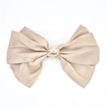Broche Moño Grande con Perla