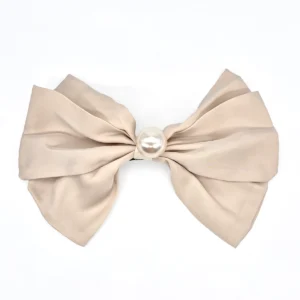 Broche Moño Grande con Perla