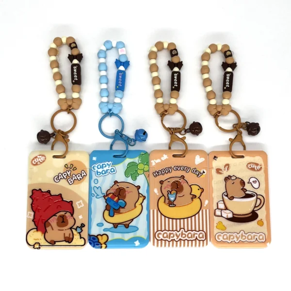 Porta SUBE Capibara Kawaii con Pulsera