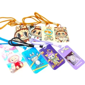 Llavero Porta Sube Labubu con Soga