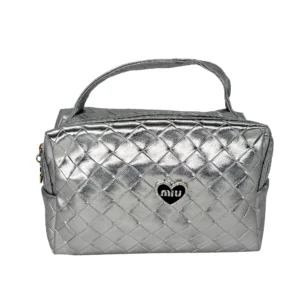 Portacosméticos Plata Miumiu