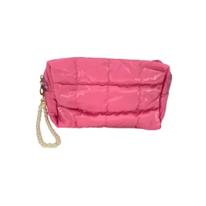 Portacosméticos Puffer Resctangulas Tira Perlitas