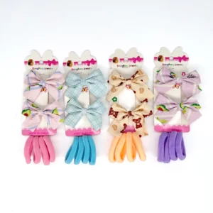 Set 2 Hebillas + 4 Colitas | Dongfang Jewely