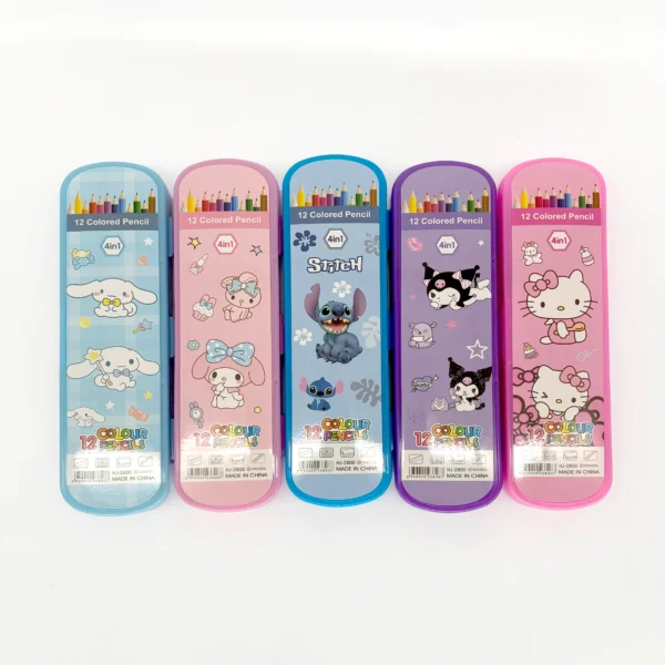 Estuche Escolar 4en1