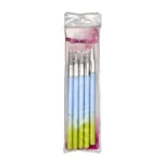 Set de Pinceles para Manicura 5 Pzas.