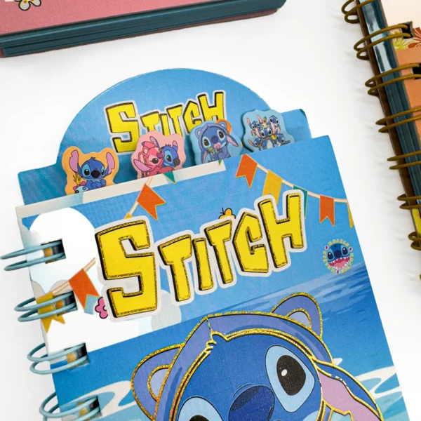 Mini Agenda Stitch Cierre Mágico A7