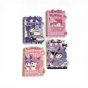 Cuaderno Sanrio A5 36 Hojas Cierre Mágico