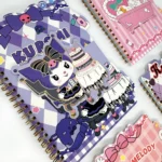 Cuaderno Sanrio A5 36 Hojas Cierre Mágico