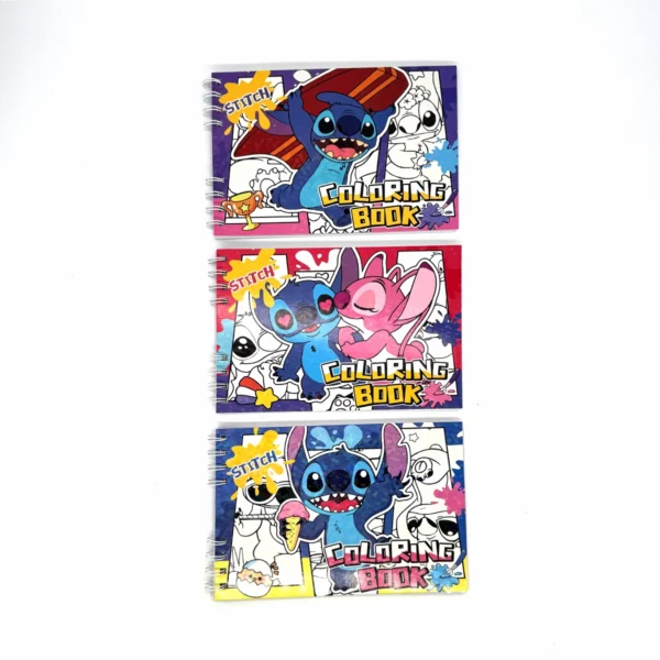 Cuaderno A5 para Colorear Stitch 48 Hojas