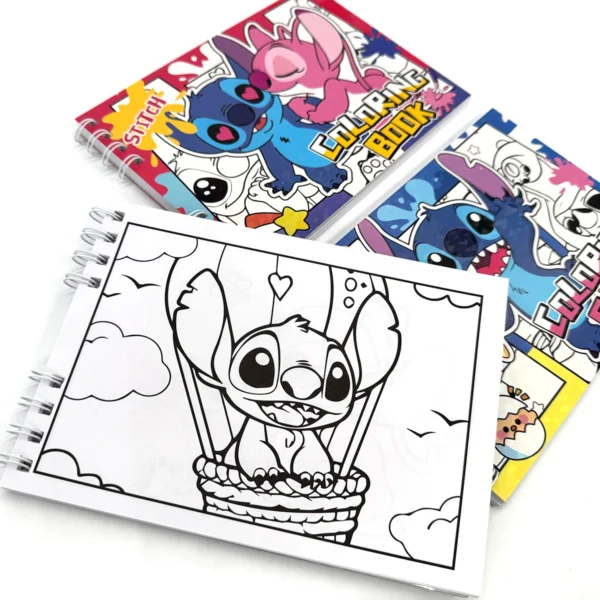 Cuaderno A5 para Colorear Stitch 48 Hojas