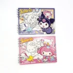 Cuaderno A5 para Colorear Sanrio 48 Hojas