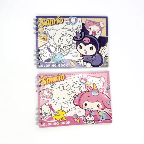 Cuaderno A5 para Colorear Sanrio 48 Hojas