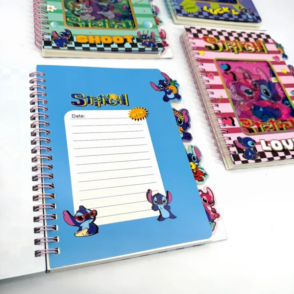 Cuaderno Stitch con Separadores A5 70 Hojas