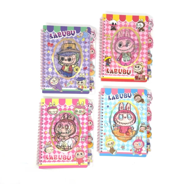 Cuaderno Labubu con Separadores A5 70 Hojas