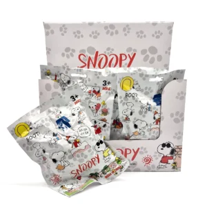 Bolsita Sorpresa Pequeña Peluche Snoopy con Cartas Coleccionables