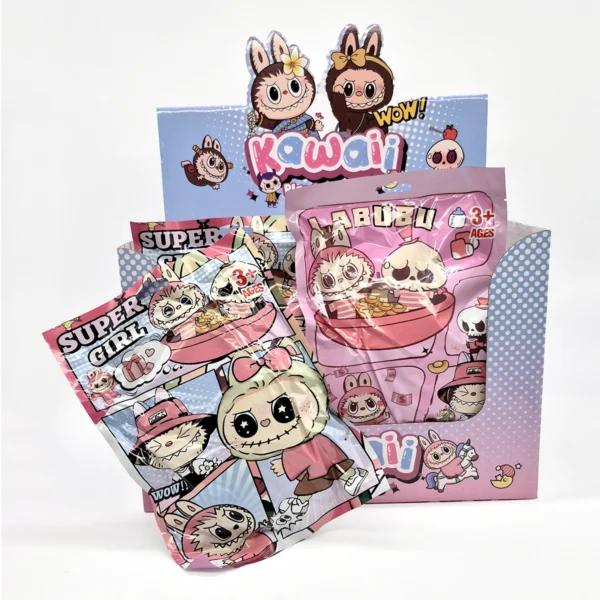 Bolsita Sorpresa Grande Peluche Labubu con Cartas Coleccionables