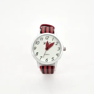 Reloj Analógico con Correa a Rayas