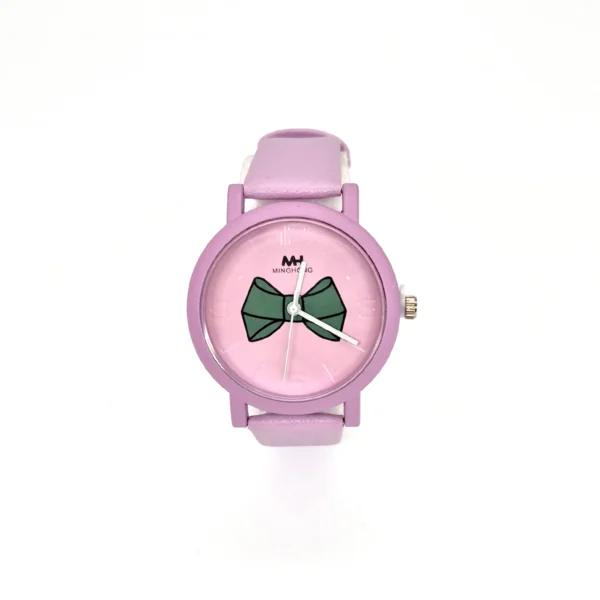 Reloj Analógico con Motivo de Moño