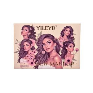 Paleta de Sombras New Makeup 24 Cls. | Yileyb