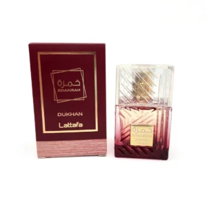 Perfume Árabe Khamrah Dukhan Rojo 50ml | Lattafa