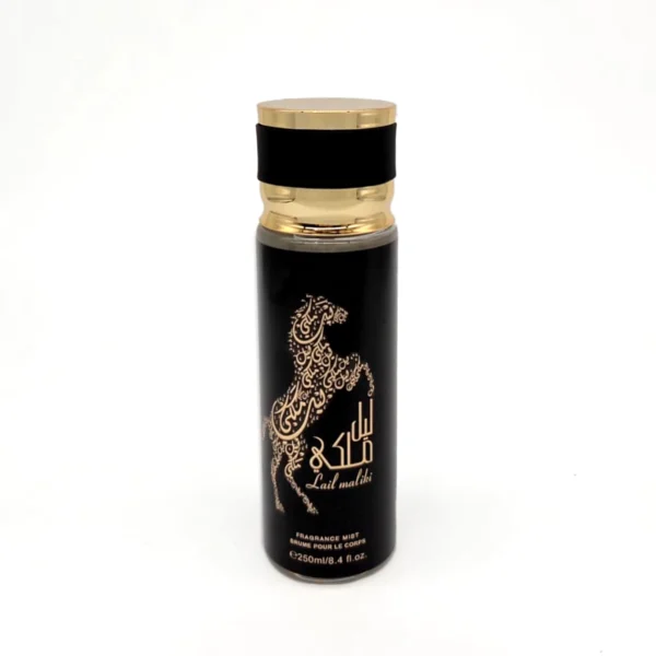 Body Splash Árabe Lail Maliki Negro 250ml