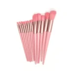 Set de Brochas 13 Pzas. con Bolsa Rosa