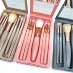 Set de Brochas 5 Pzas. & Caja con Espejo