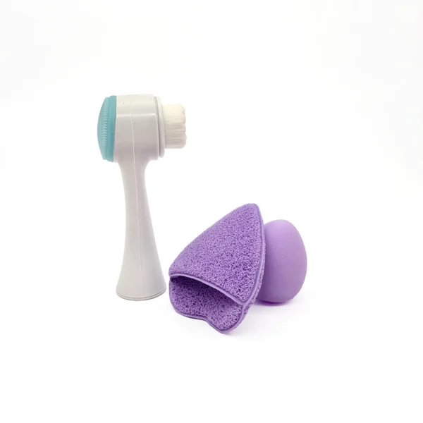 Kit de Esponjas & Cepillo para Limpieza Facial | Rbjariana