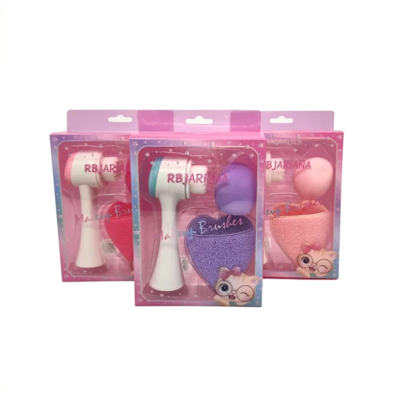 Kit de Esponjas & Cepillo para Limpieza Facial | Rbjariana
