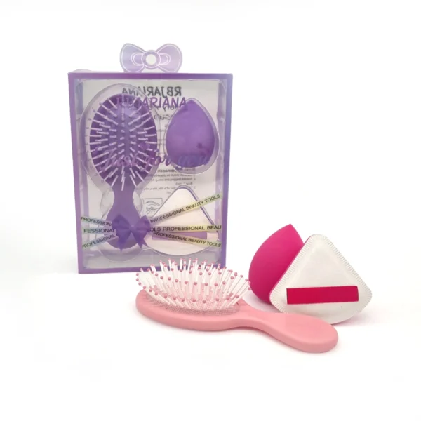 Set de Esponjas de Maquillaje & Cepillo | Rbjariana