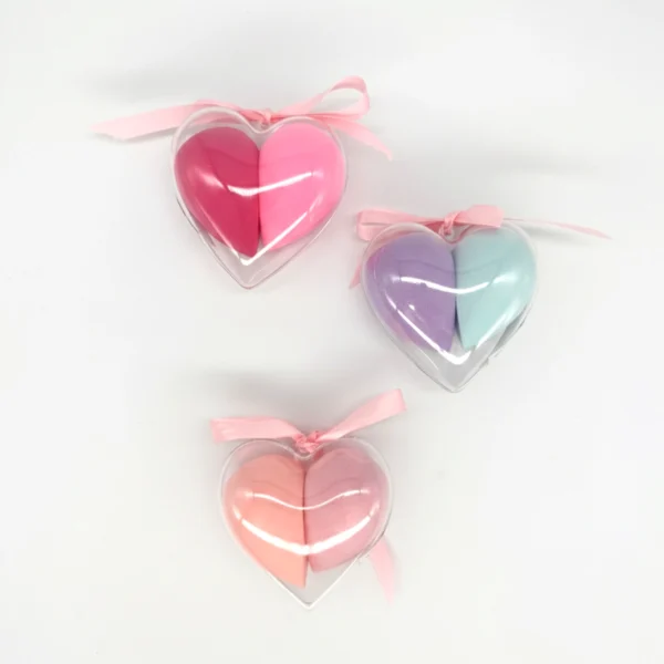 Set de Esponjas Estuche Corazón 2 Pzas. | Ruby Face