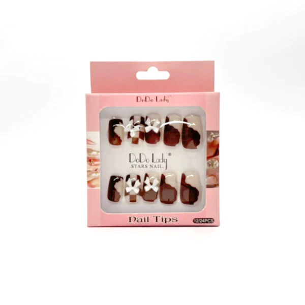 Uñas Moño 12 Pzas. | Dodo Lady