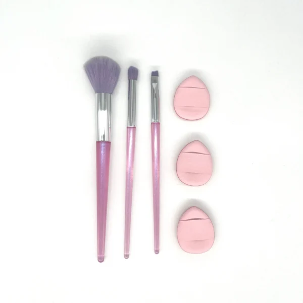 Kit de Brochas & Esponjas para Maquillaje 6 Pzas. | Ruby Face