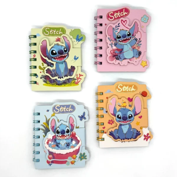 Mini Agenda Stitch Cierre Mágico A7