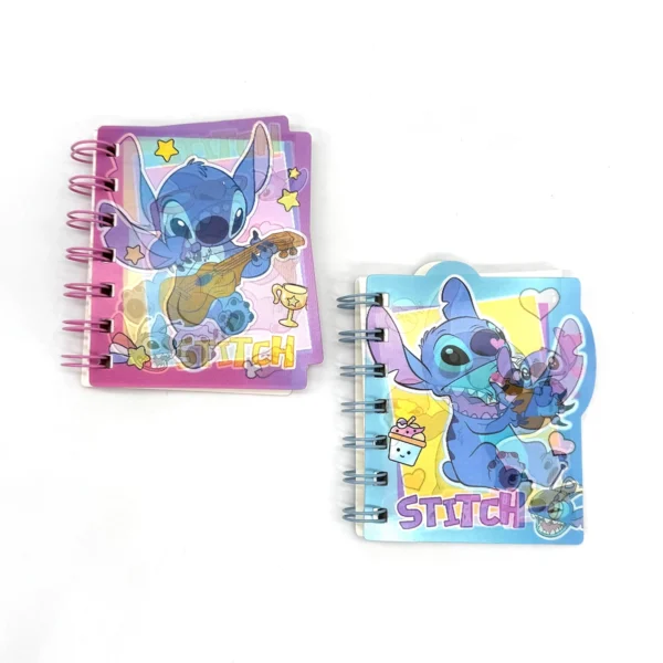 Mini Agenda Stitch Efecto Lenticular A7