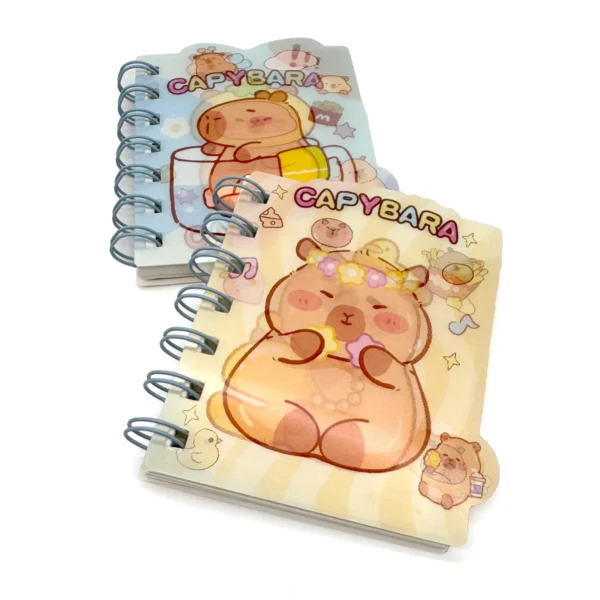 Mini Agenda Capibara Efecto Lenticular A7